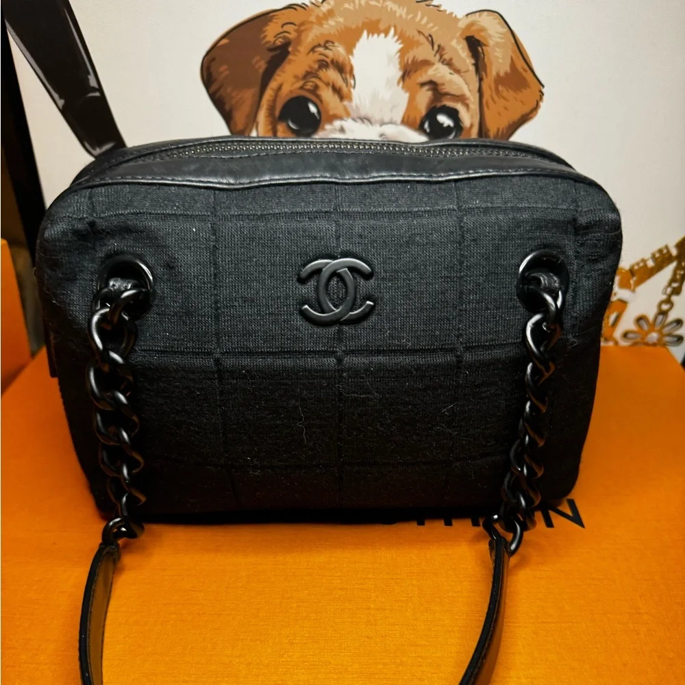 Chanel Chocolate Bar East West Bag - Picture 1 of 13